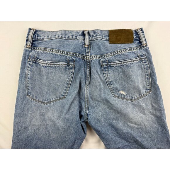 Todd Snyder Mens SLIM FIT SELVEDGE JEAN IN DESTROYED BROOME WASH Size 32x30 - Picture 3 of 13